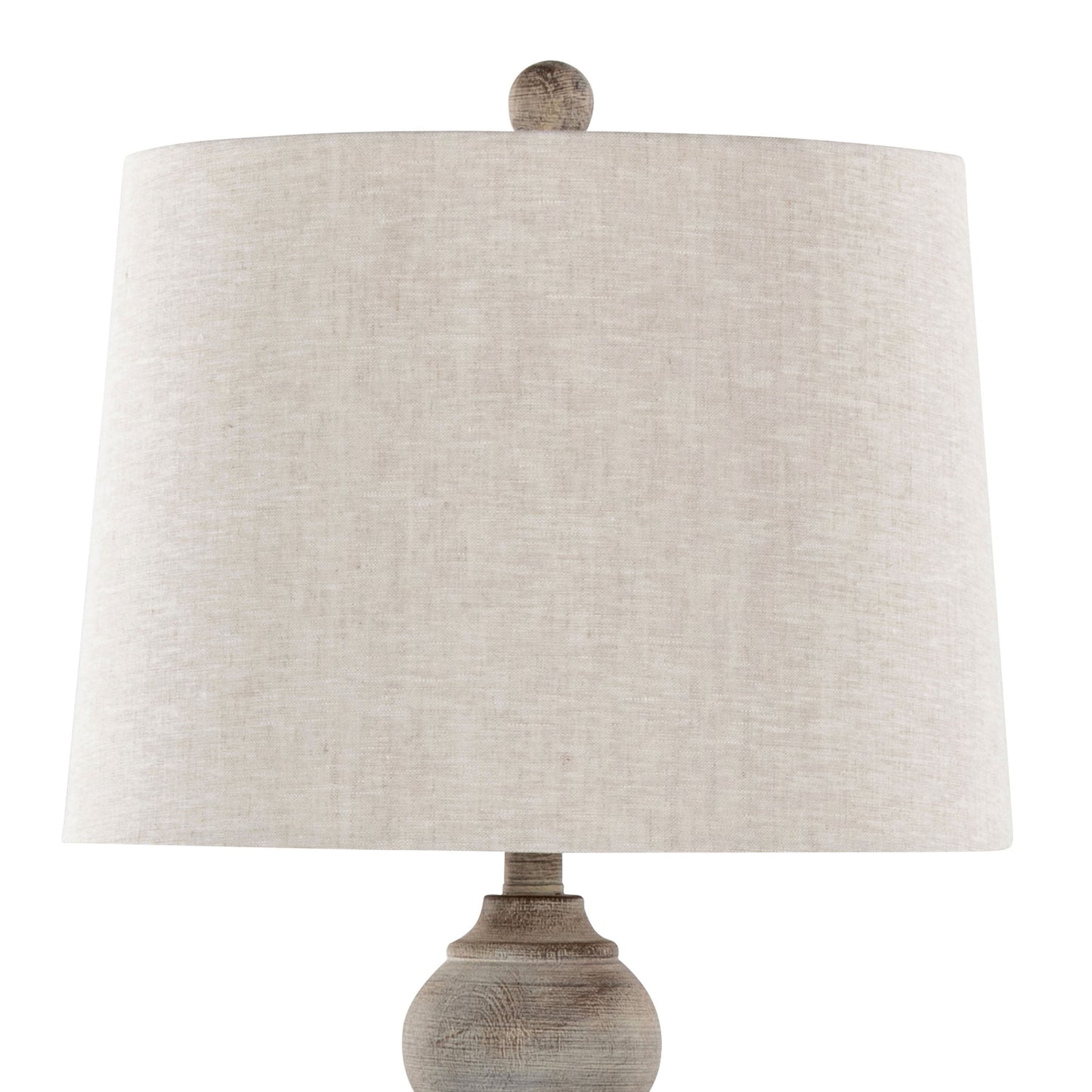 Winston - Farmhouse Poly Table Lamp (Set of 2) - Reclaimed Gray / Oat