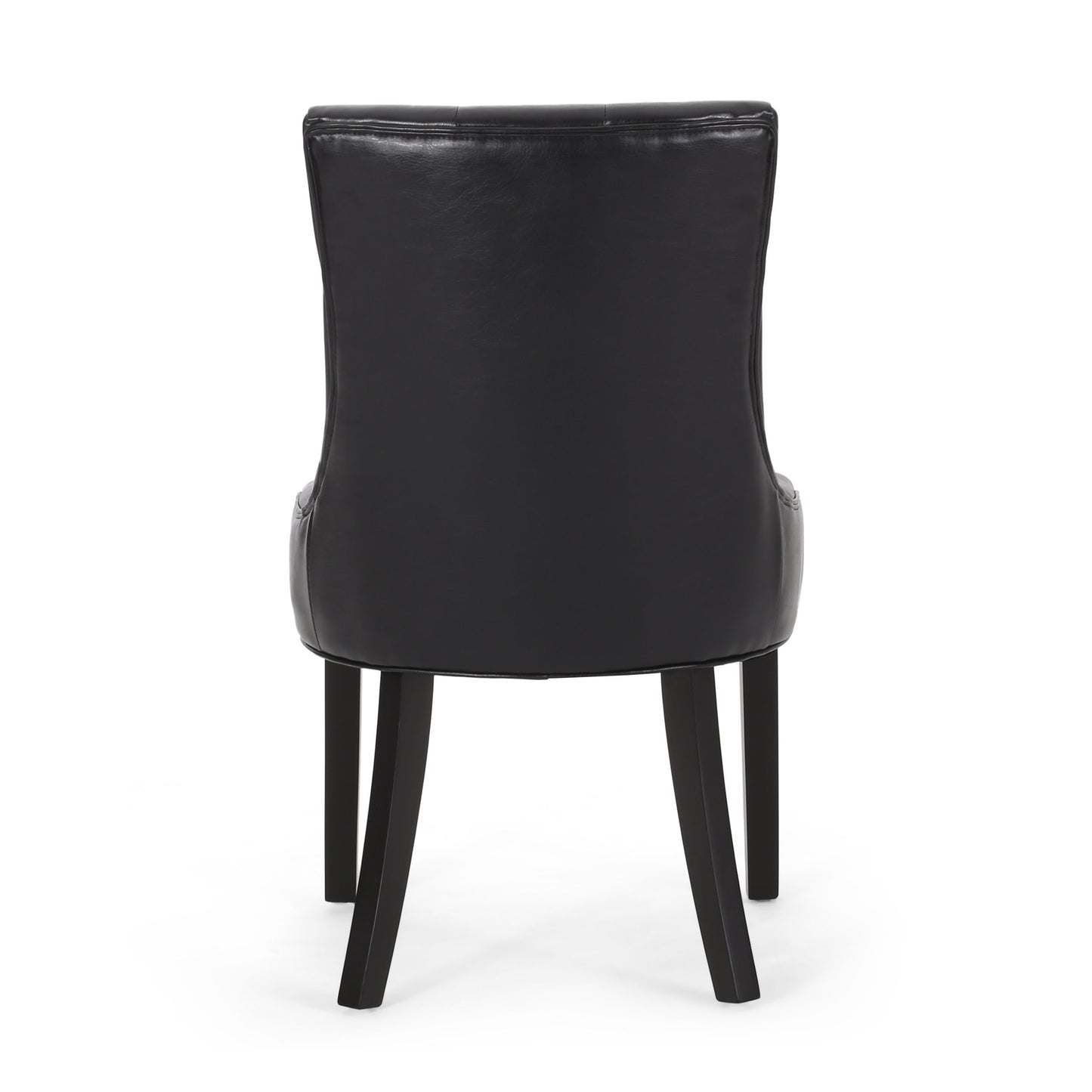 Cheney - Dining Chair (Set of 2) - Contemporary Style With Tufted Diamond Stitching - Black