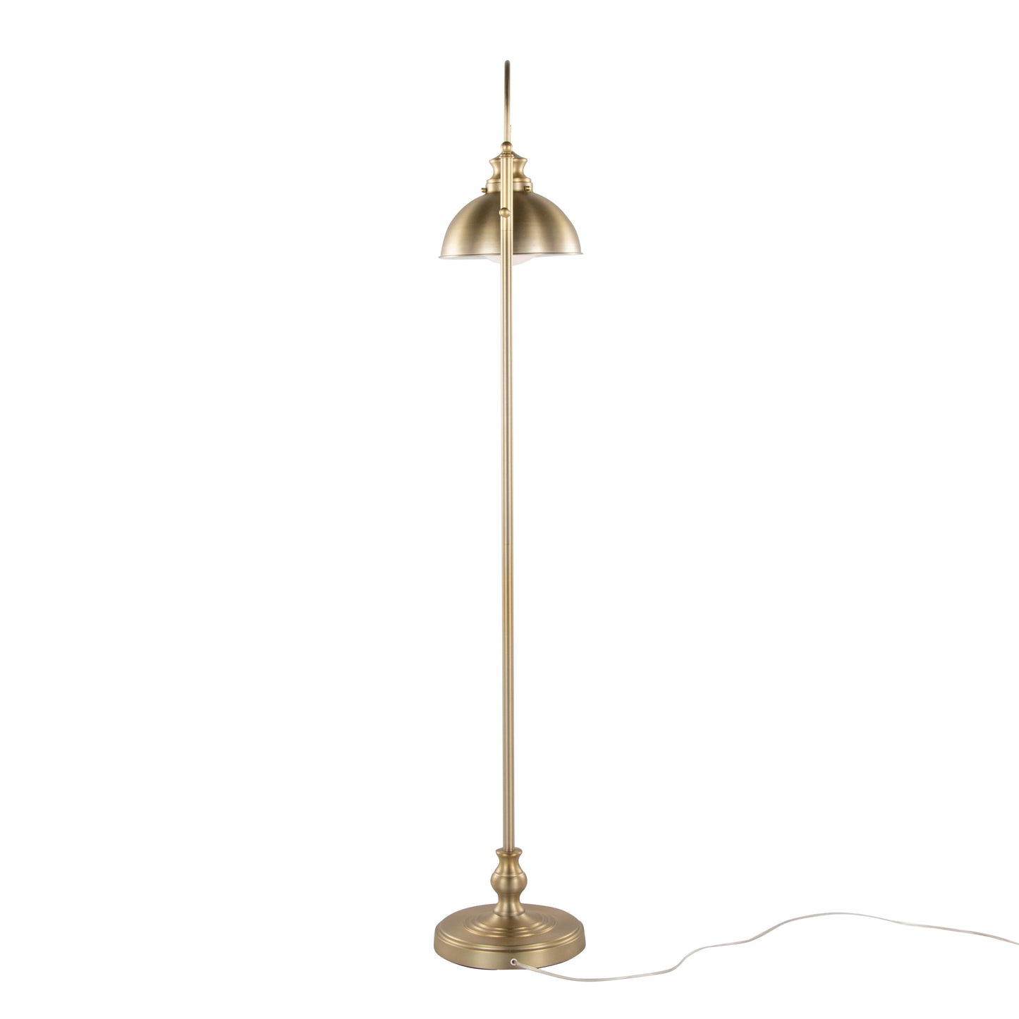 Emery - Contemporary Metal Floor Lamp - Gold