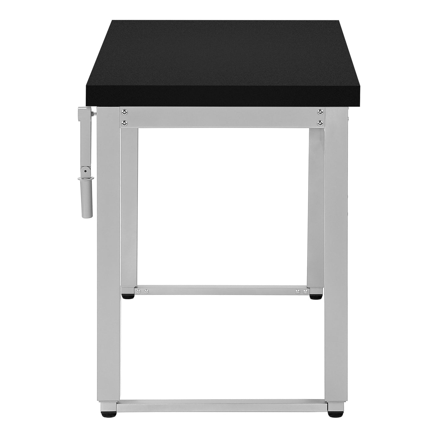 Computer Desk, Home Office, Standing, Adjustable, Laptop, Contemporary & Modern - Black
