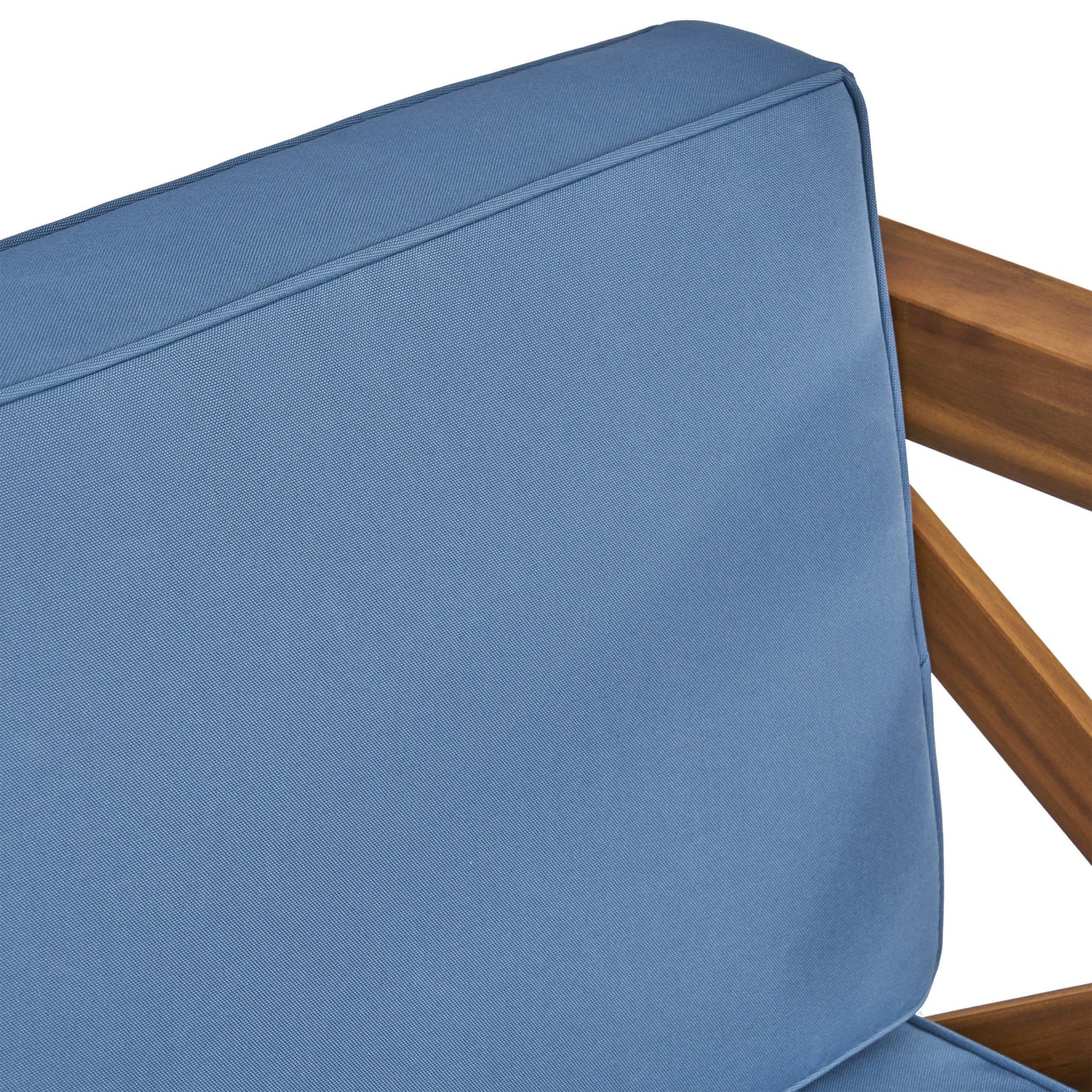 Brava - Modern Club Chair With Water Resistant Cushions - Blue