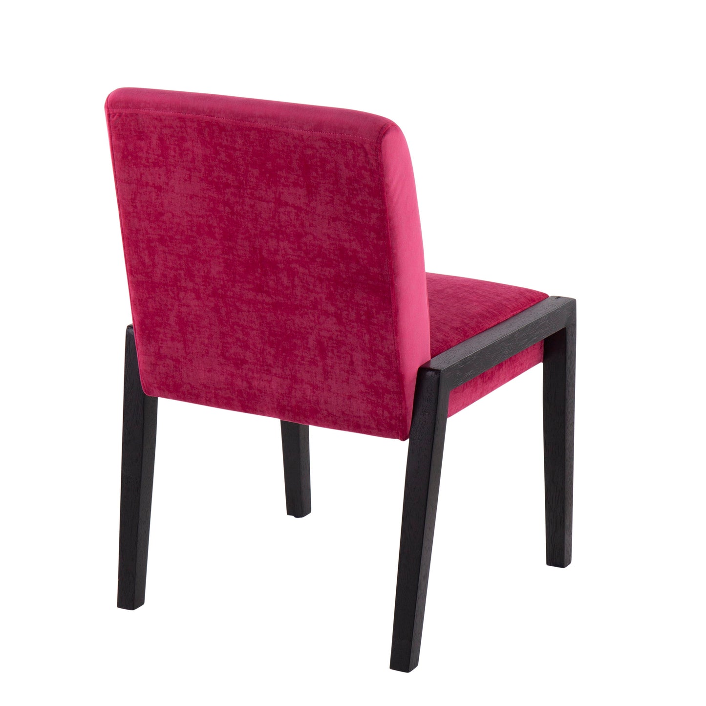 Carmen - Contemporary Chair (Set of 2) - Black / Hot Pink