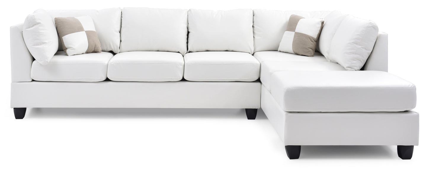 Malone - Sectional - White