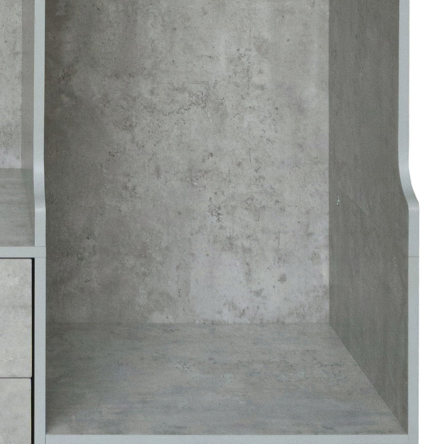 Open Wardrobe Storage For Bedroom - Gray