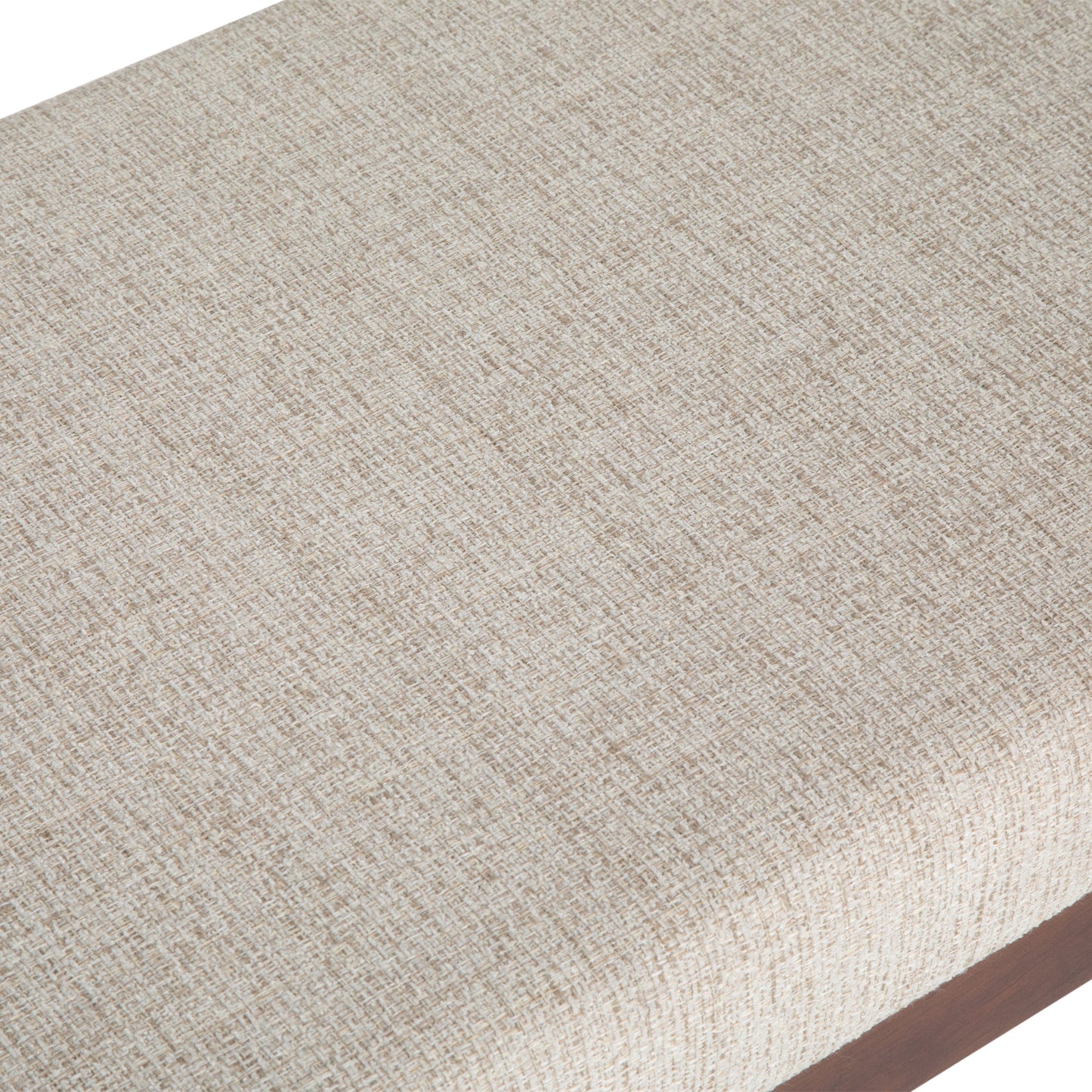 Chanelle - Mid Century Ottoman Bench - Platinum