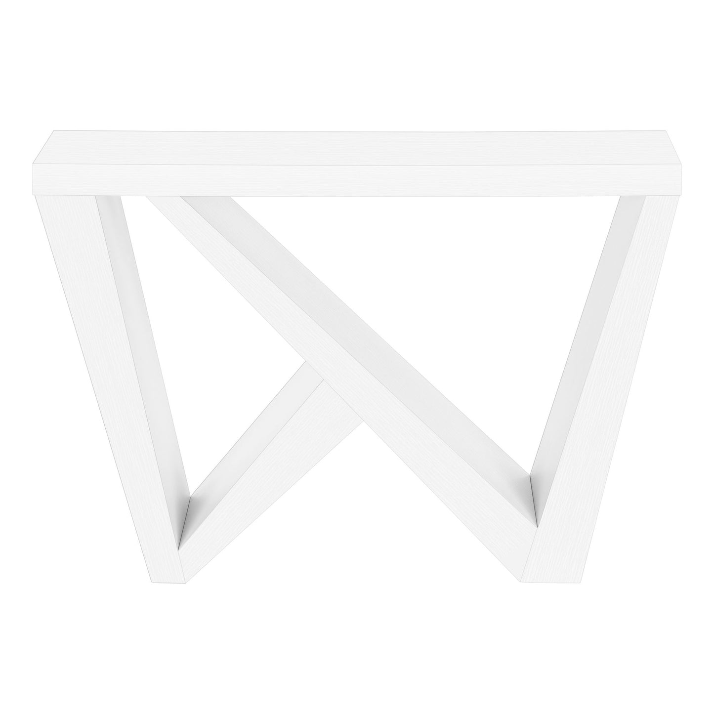 Accent Console Table For Entryway - White
