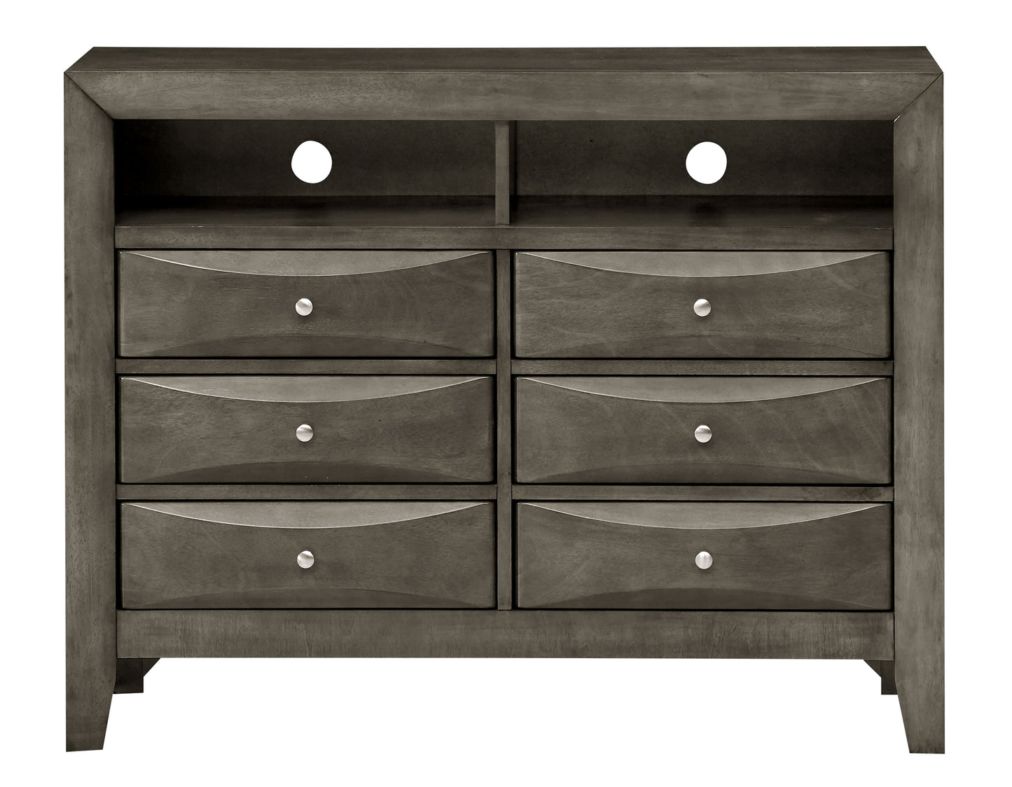 Marilla - Media Chest - Gray
