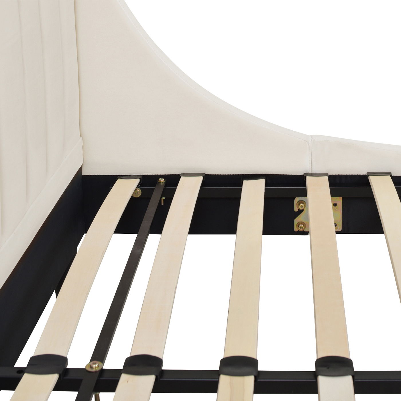 Aspen - King Vertical Tufted Headboard Platform Bed Set - French Beige