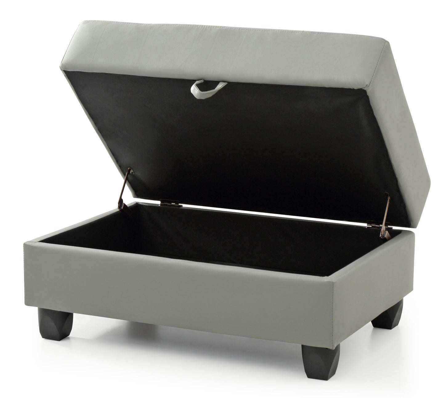 Chic Contemporary Ottoman - Gray