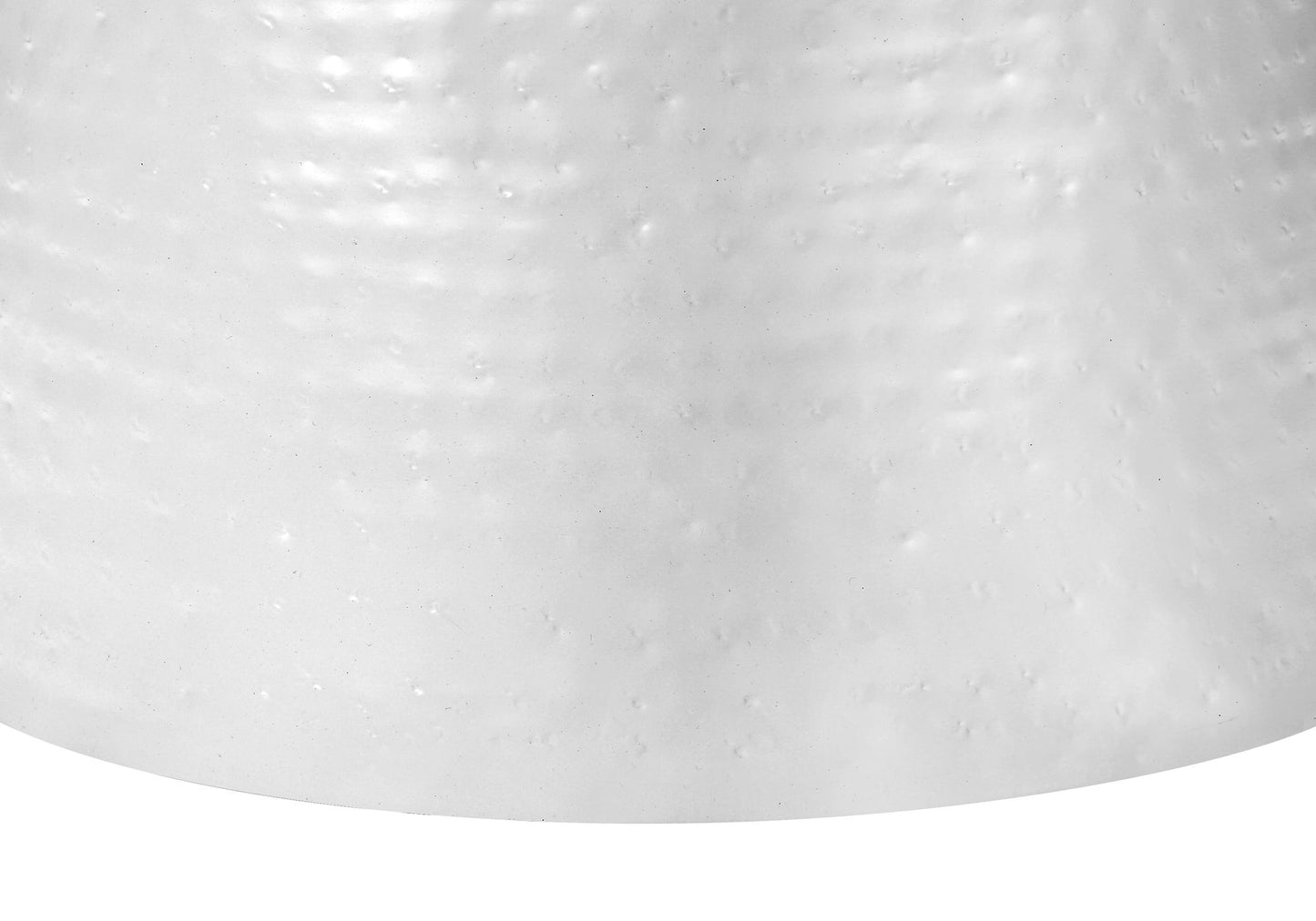 Drum Accent Side Table, Durable Construction - White