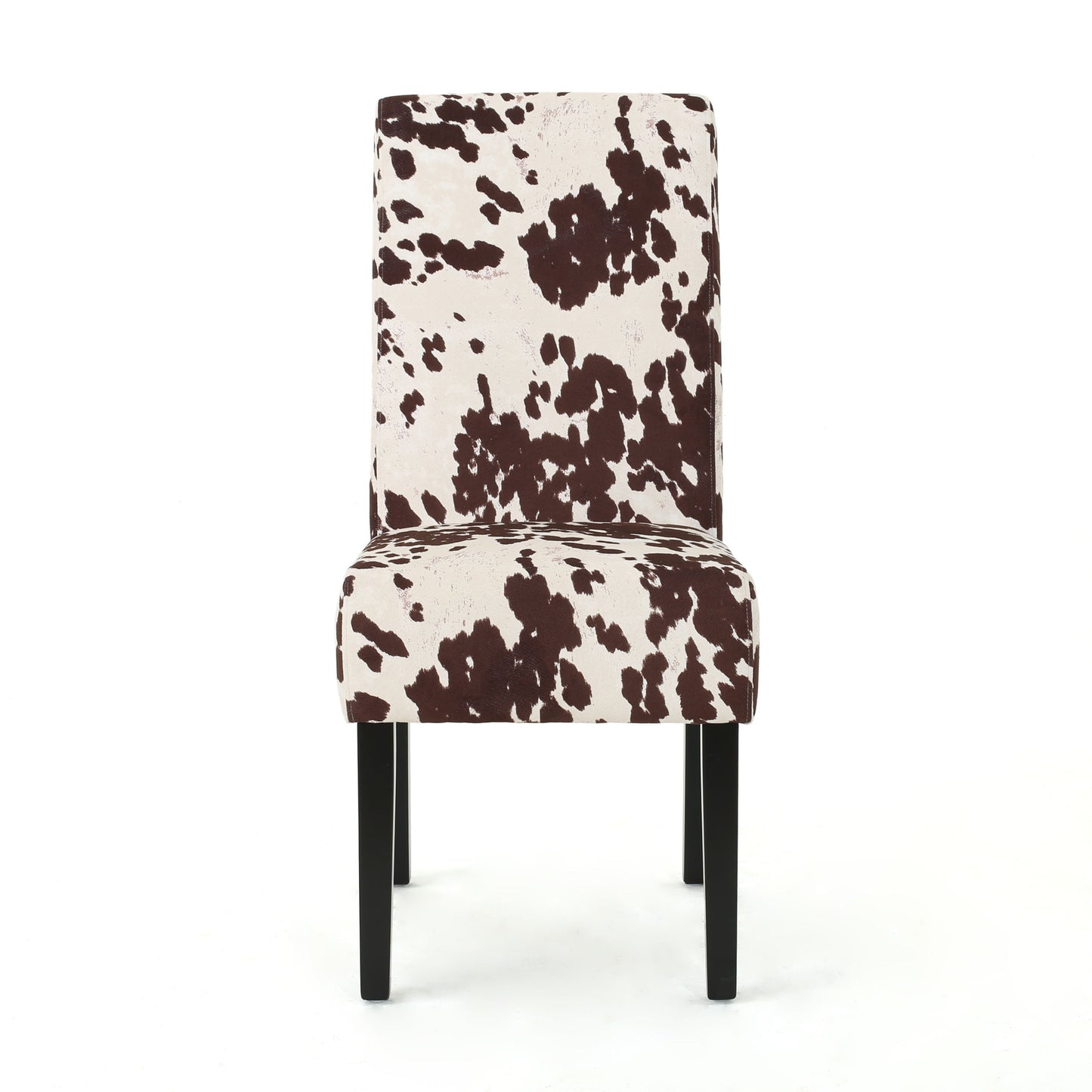 Modern Velvet Dining Chair (Set of 2) With Armless Design - Beige