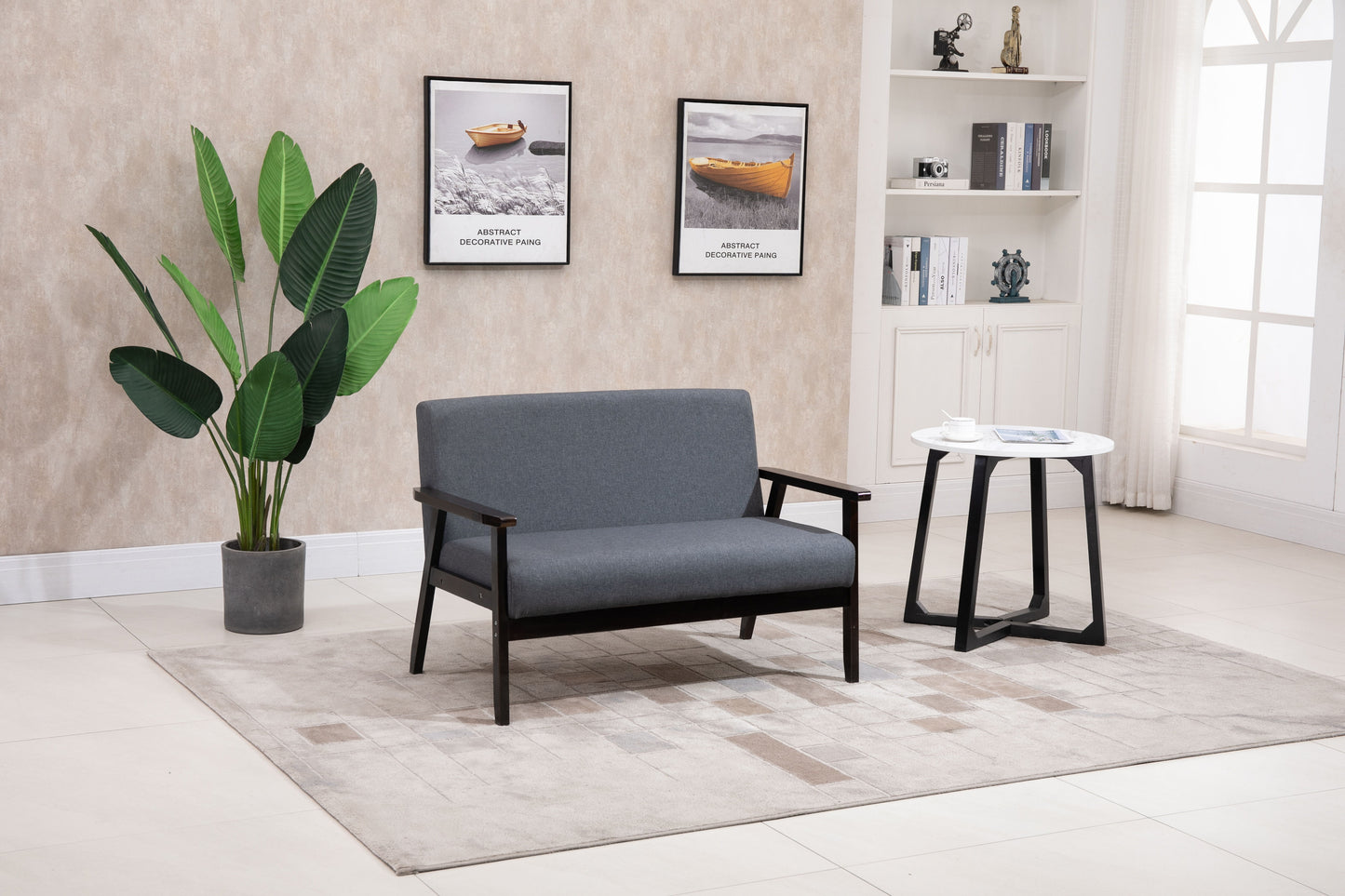 Bahamas - Loveseat - Dark Gray