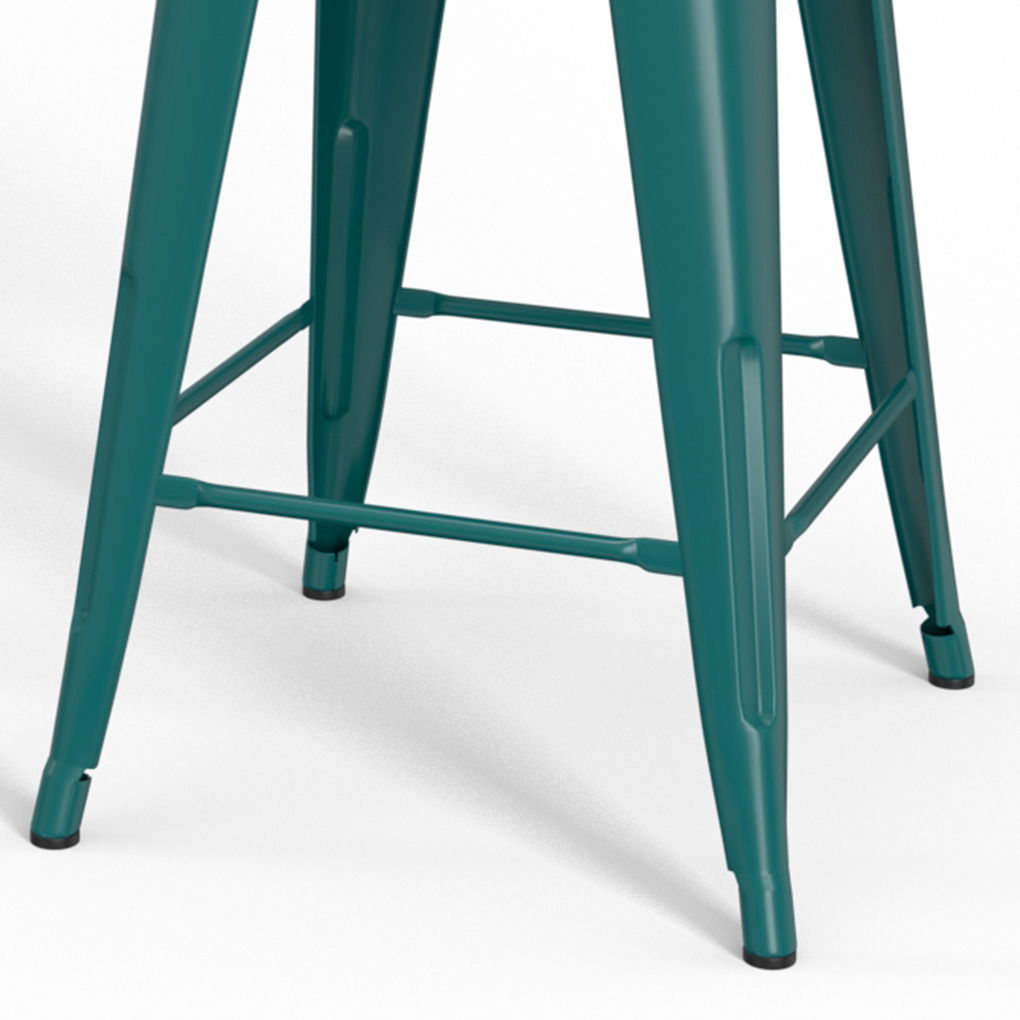 Rayne - Counter Height Stool (Set of 2) - Teal Blue
