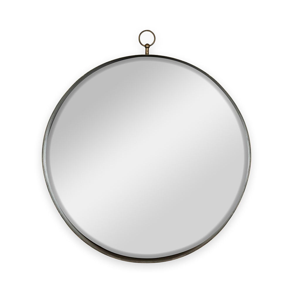 Round Mirror, Circle Mirror With Iron Frame For Living Room Bedroom Vanity, Entryway Hallway - Gold