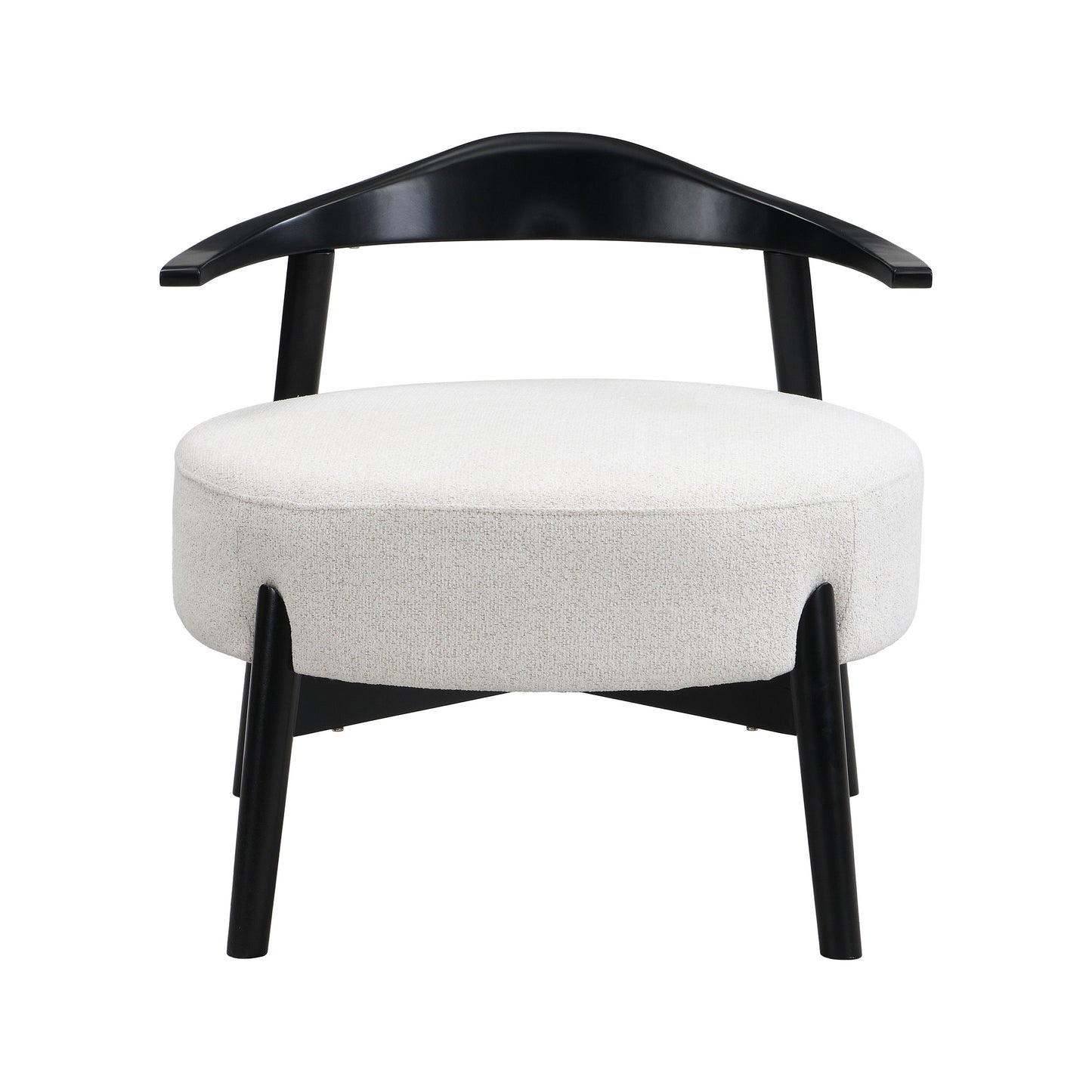 Upholstered Accent Chair, Modern Living Room Chairs, Reading Armchair For Sunroom Bedroom - Beige