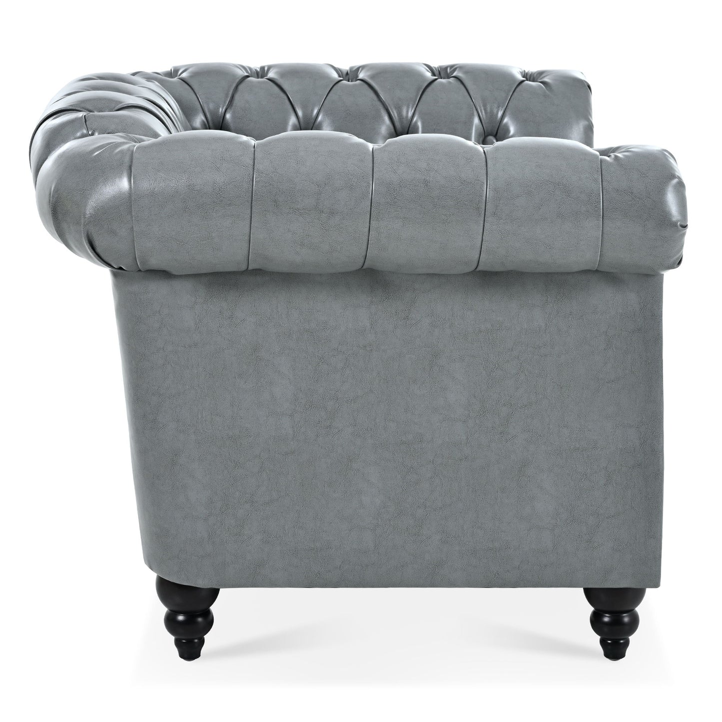 1 Seater Sofa For Living Room - Gray