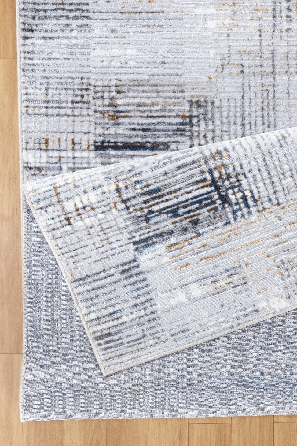 Nova - 5'3" X 7' Area Rug - Multi, Light Gray