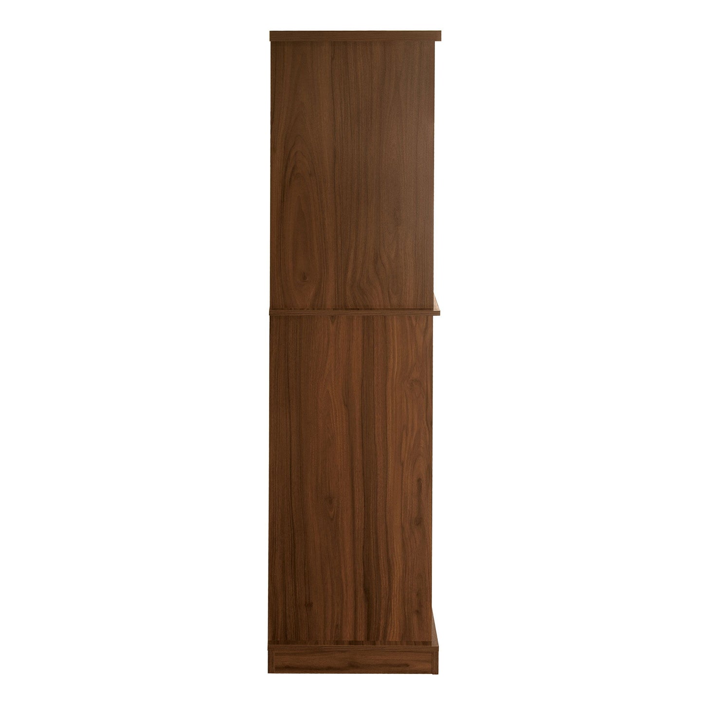 4 Door Cabinet With 1 Drawer, With 4 Adjustable Inner Shelves, Storage Cabinet - Walnut