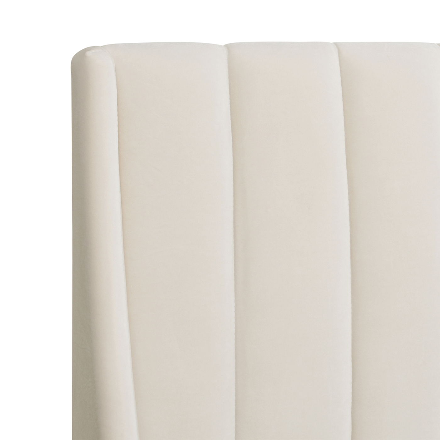 Aspen - King Vertical Tufted Headboard Platform Bed Set - French Beige