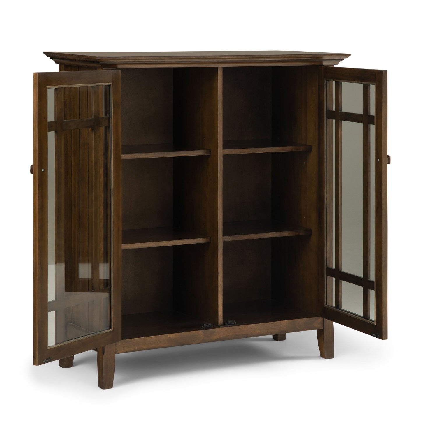 Bedford - Medium Storage Cabinet - Rustic Natural Aged Brown