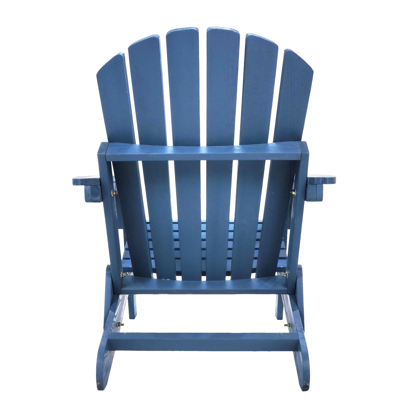 Oversize Outdoor Folding Adirondack Chair, Patio Chair For Garden Backyard Porch Pool Deck Firepit - Blue