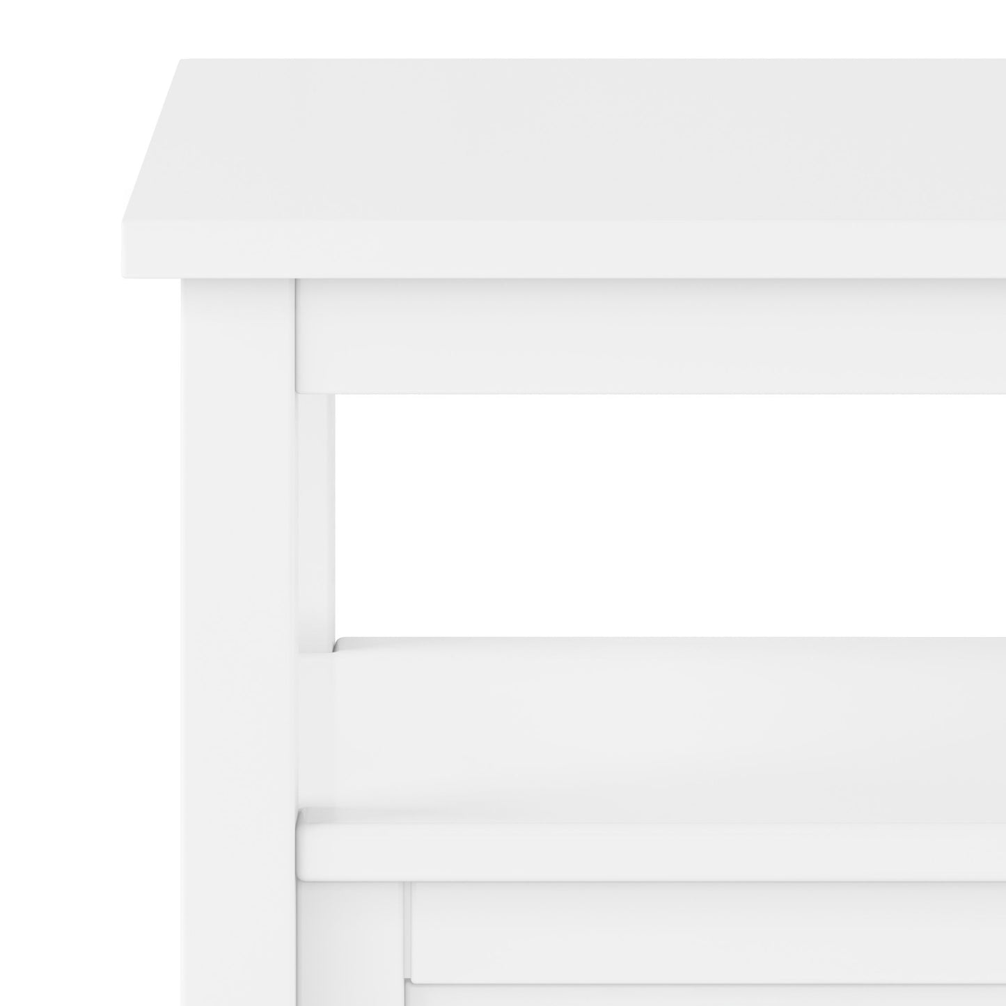 Warm Shaker - End Table - White