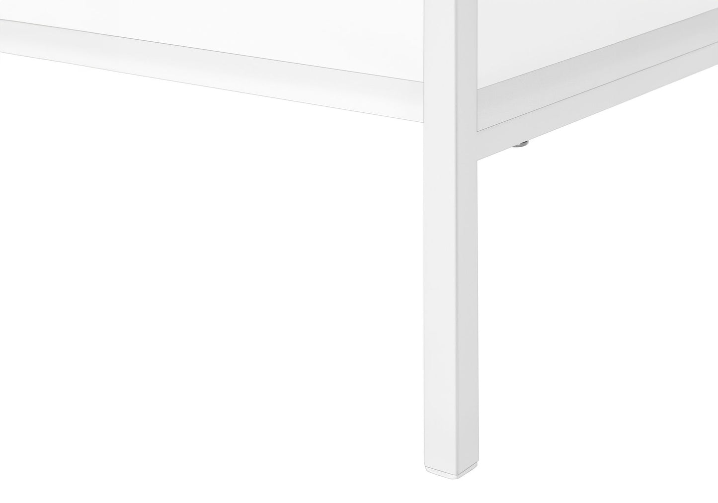 Bookshelf, Bookcase, 4 Tier, Office, Bedroom, Contemporary, Modern - White