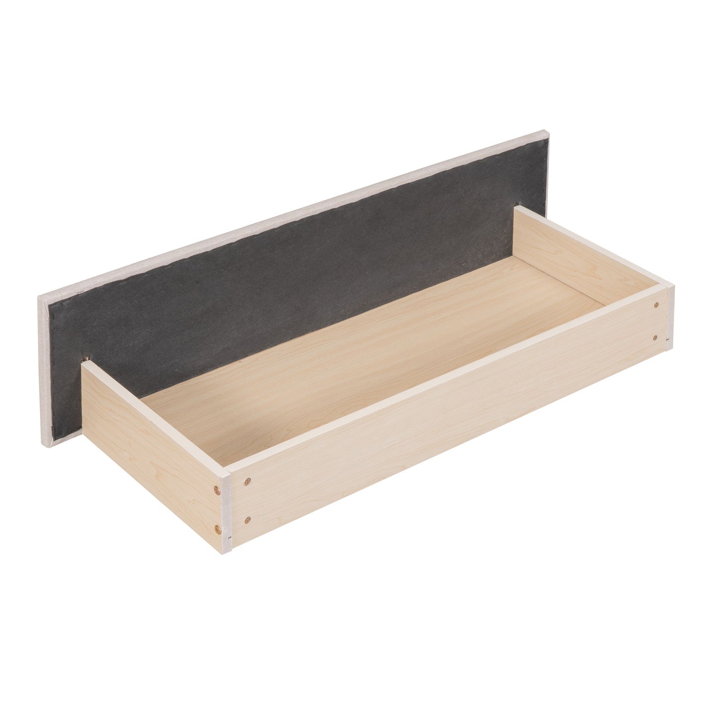 Twin Size Upholstered Daybed With 2 Storage Drawers, Sofa Bed Frame No Box Spring Needed - Beige