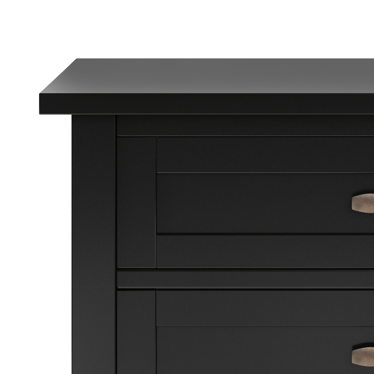 Warm Shaker - Bedside Table - Black