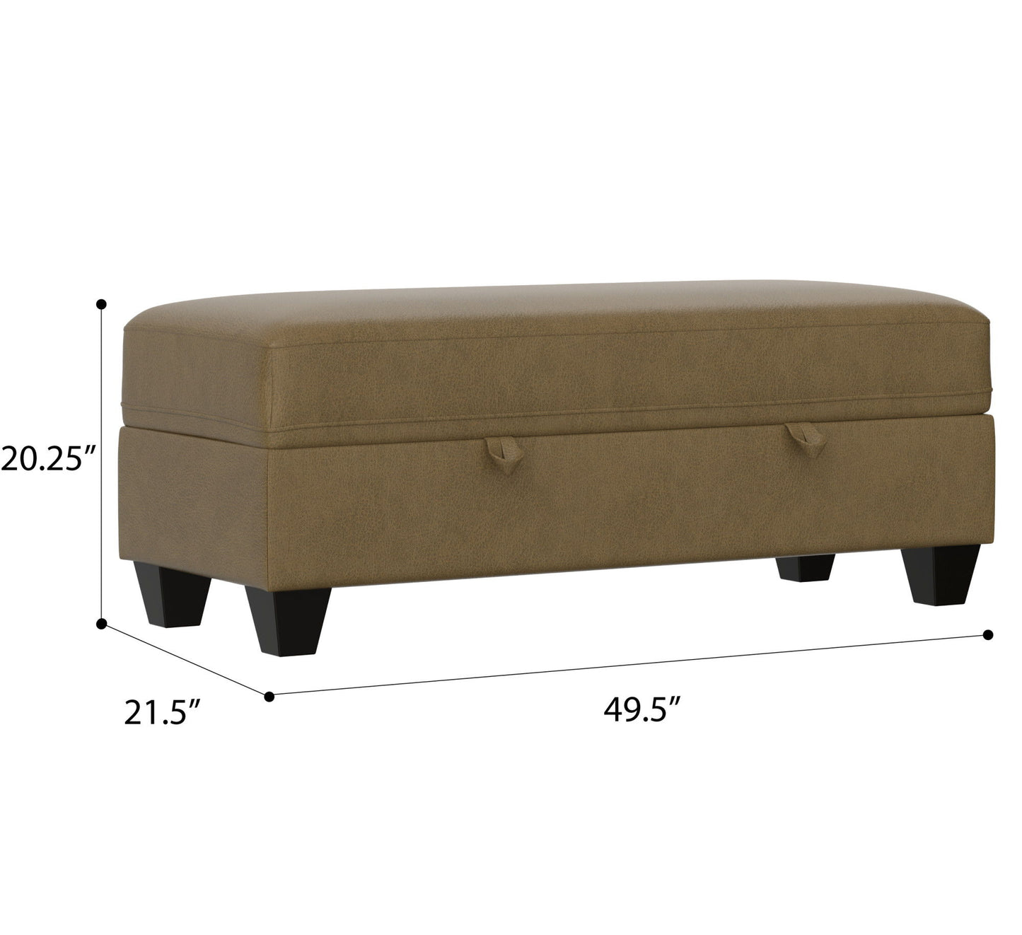Drason - Storage Ottoman - Brown