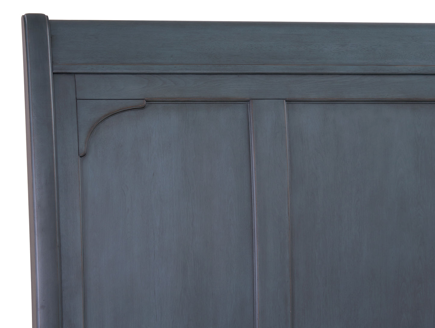 Americana - King Size Sleigh Bed - Blue