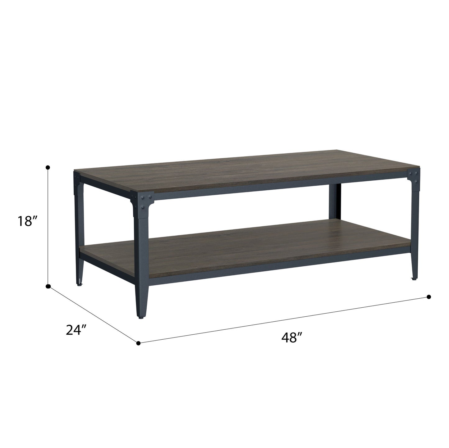 Drake - Coffee Table - Brown
