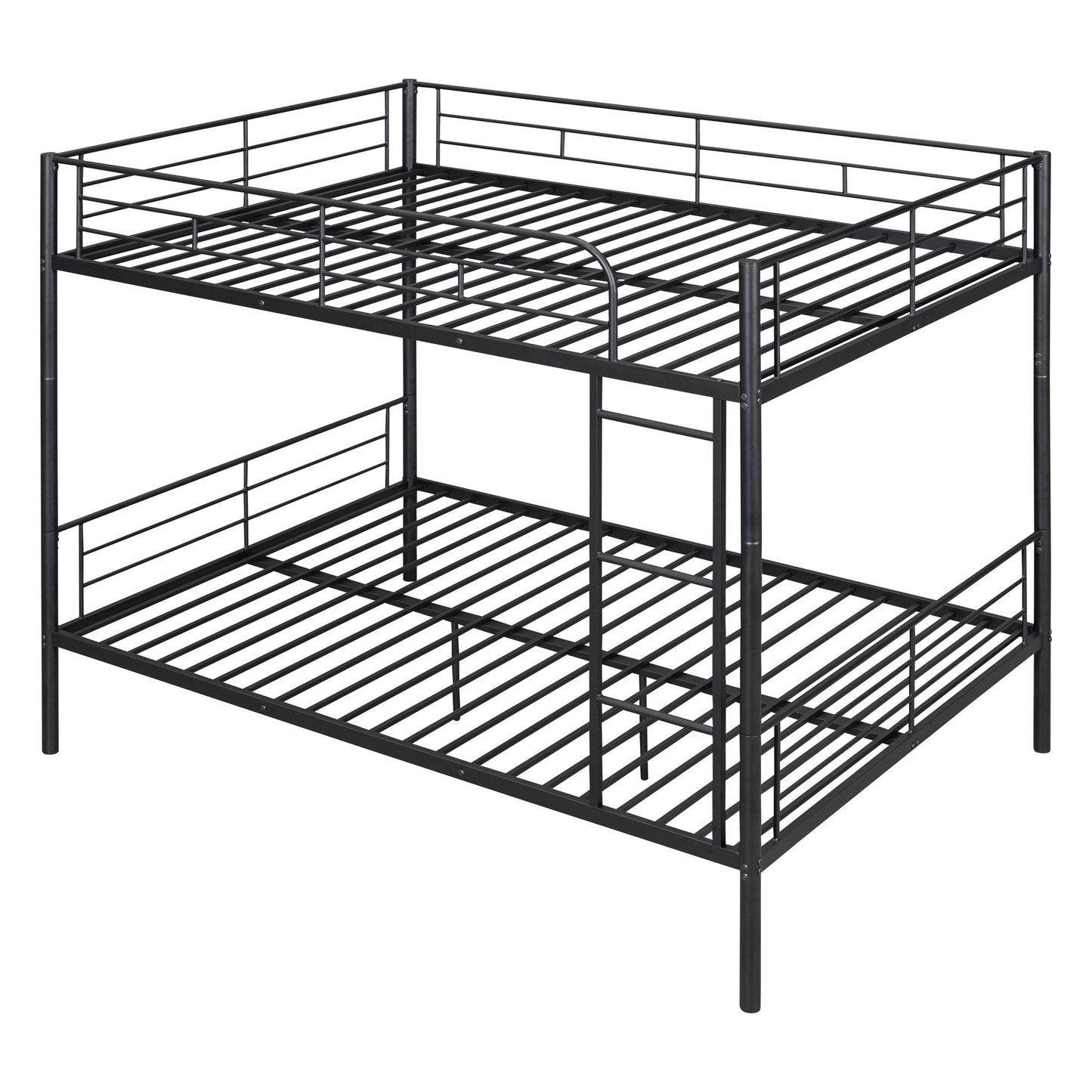 Full Over Full Metal Bunk Bed - Black
