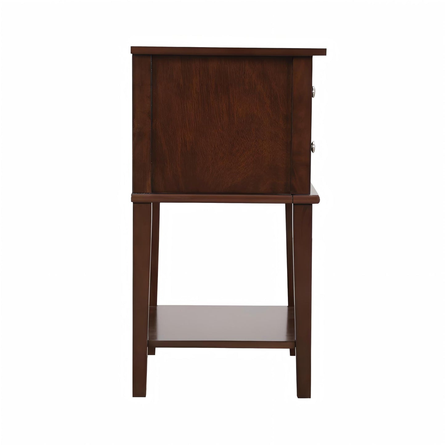 Newton - Stylish Contemporary Nightstand - Cappuccino
