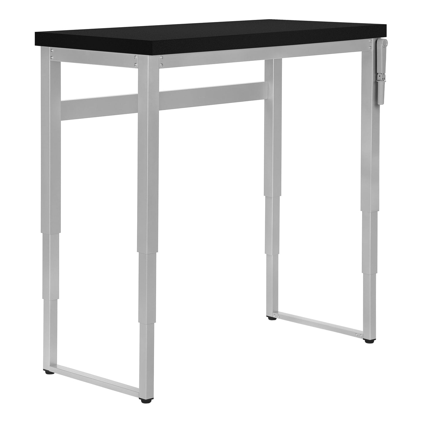 Computer Desk, Home Office, Standing, Adjustable, Laptop, Contemporary & Modern - Black