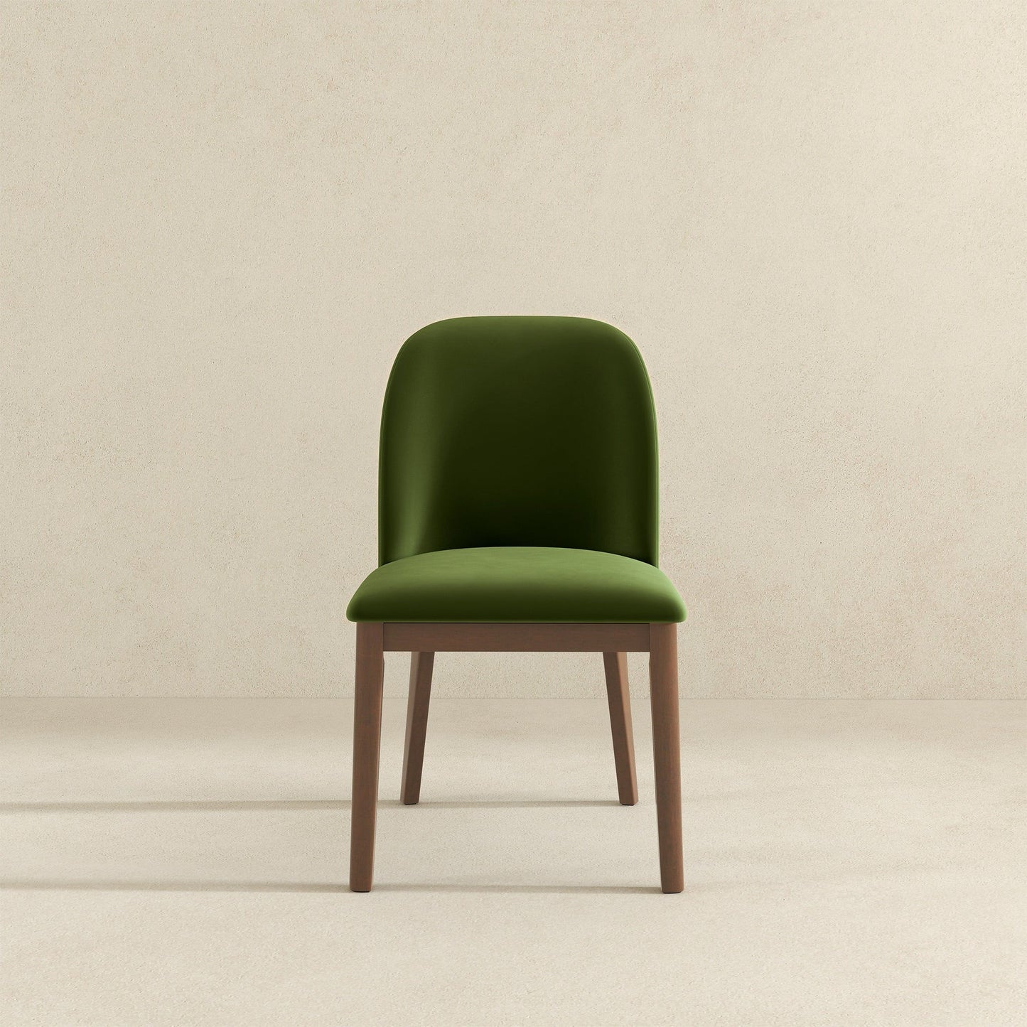 Kaitlyn - Dining Chair (Set of 2) - Brown / Light Green / Olive Green