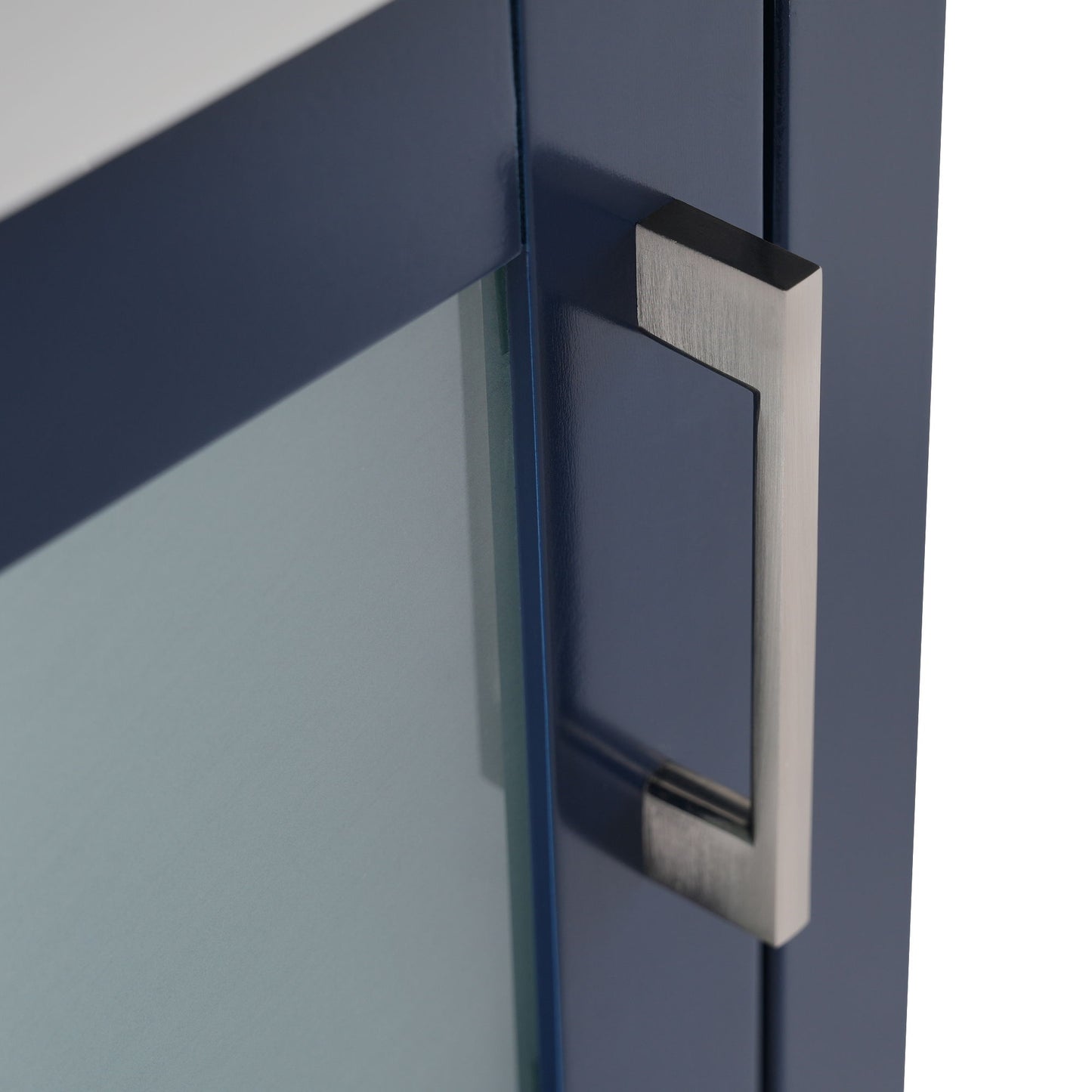 Bathroom Vanity With Ceramic Sink And Ample Storage, Ideal For Small Bathrooms - Blue