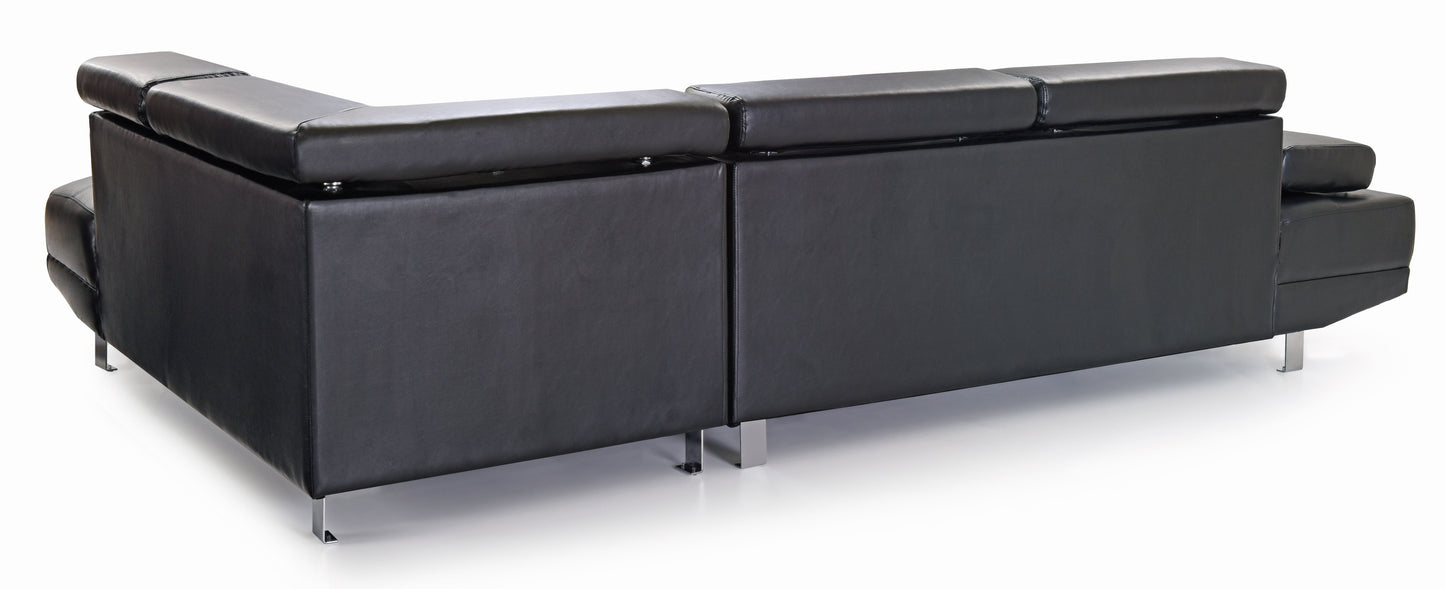 Riveredge - Sectional - Black