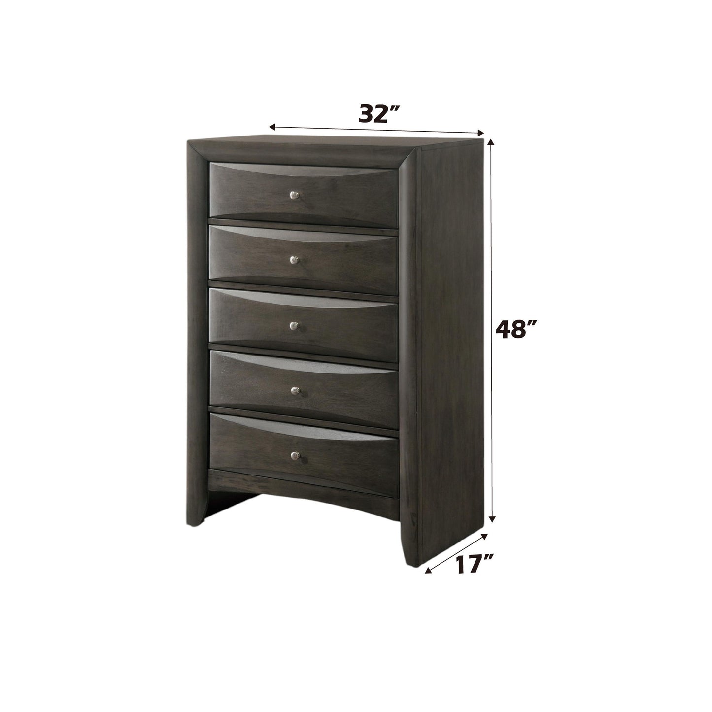 Ireland - Chest - Gray