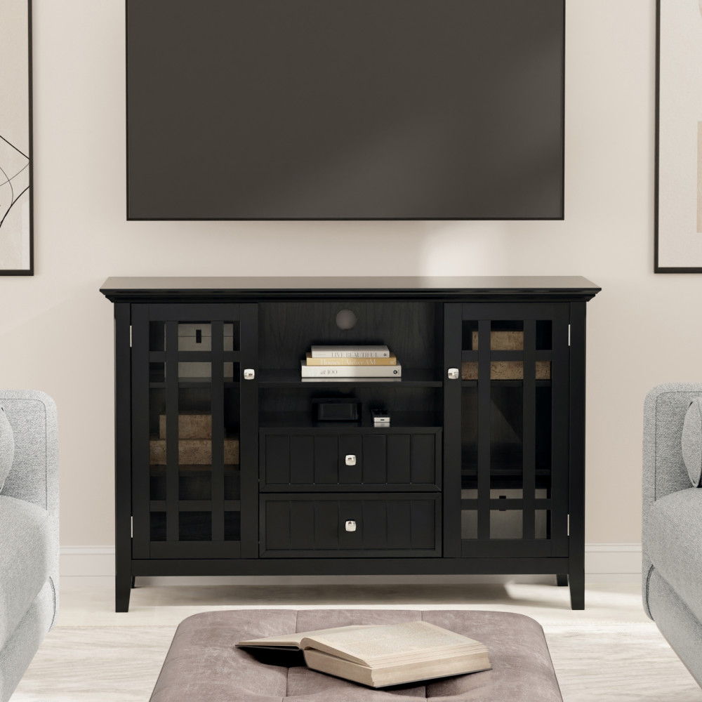 Bedford - Tall TV Media Stand - Black