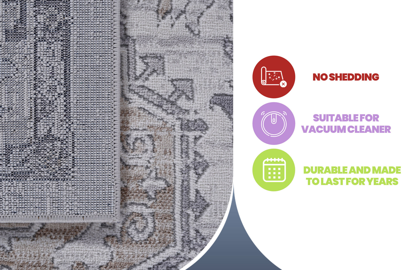 Marfi - 6' X 9' Abstract Area Rug - Light Gray