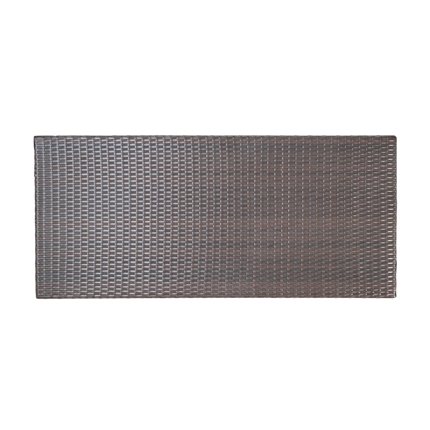 Regent - Storage Bench With Metal Rack - Brown Multi