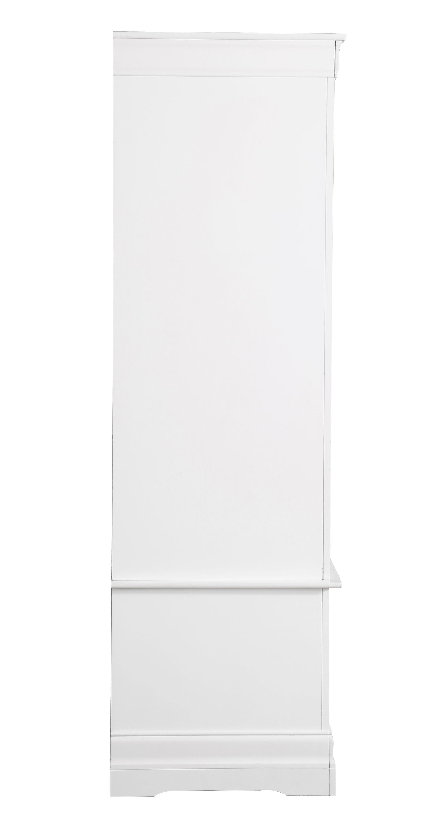 Elegant Traditional Armoire - White