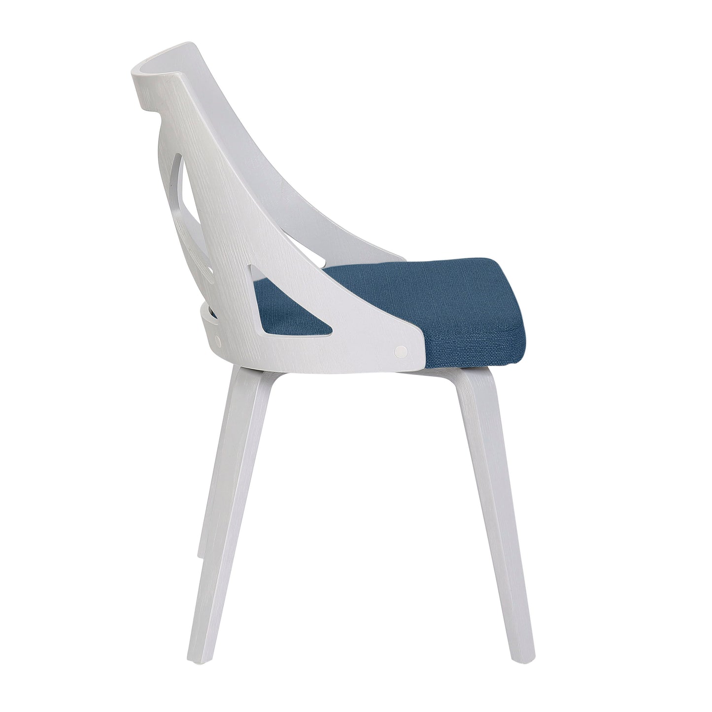 Charlotte - Farmhouse Chair (Set of 2) - White / Blue