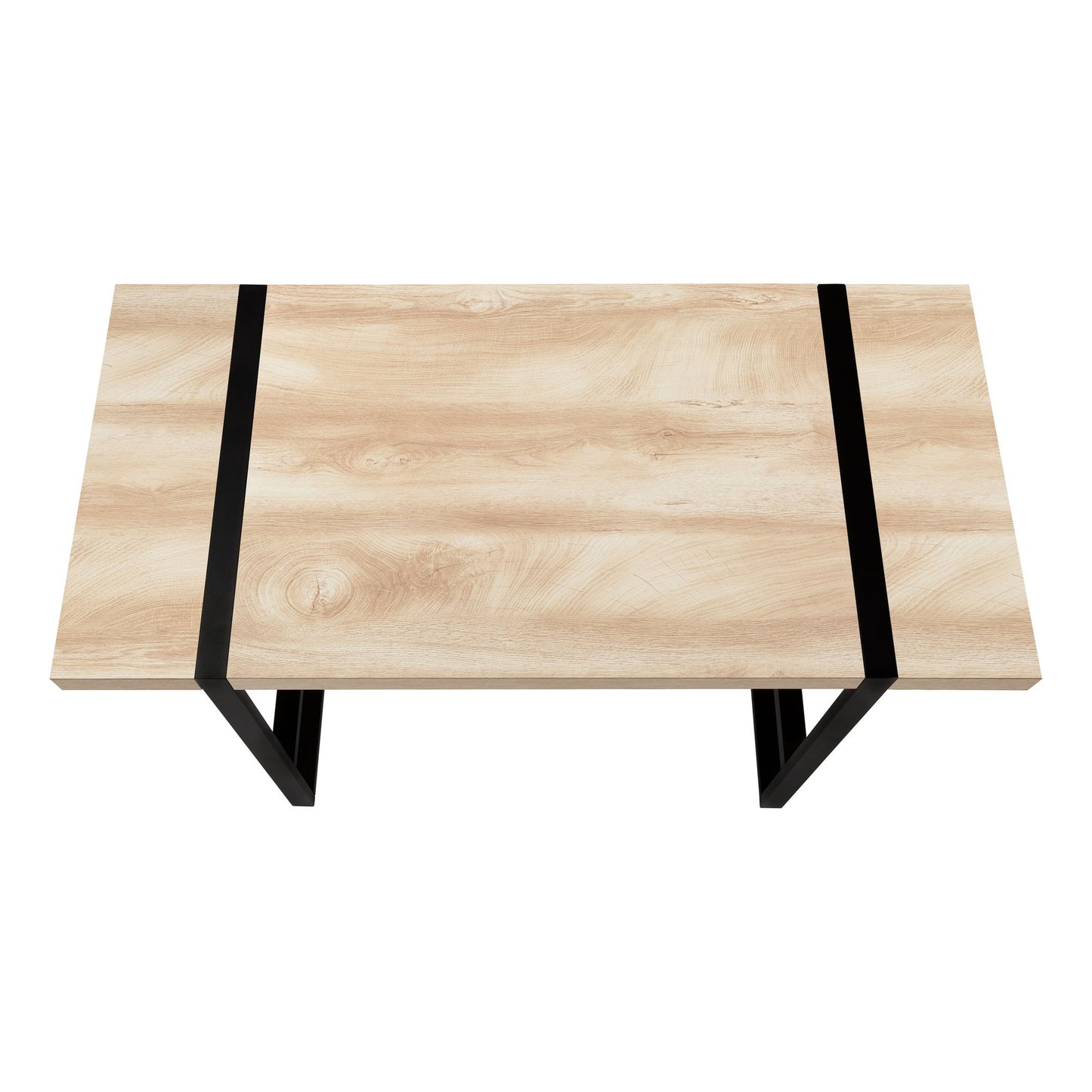 Computer Desk For Home Office, Laptop, Contemporary And Modern - Natural / Black