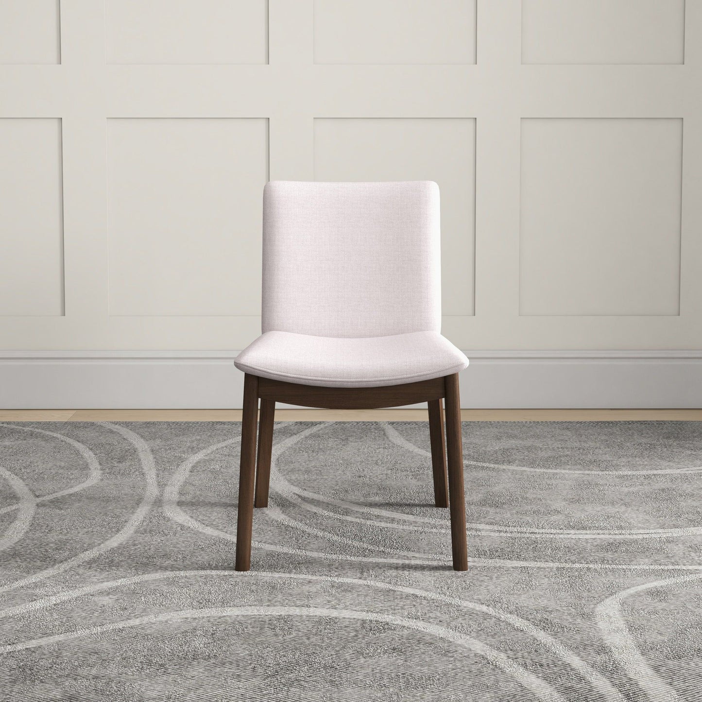 Laura - Mid-Century Modern Dining Chair (Set of 2) - Beige