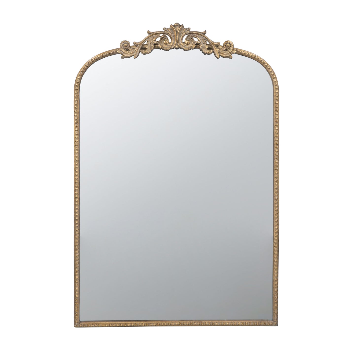 Arch Mirror, Baroque Inspired Wall Decor For Bathroom Bedroom Living Room - Gold