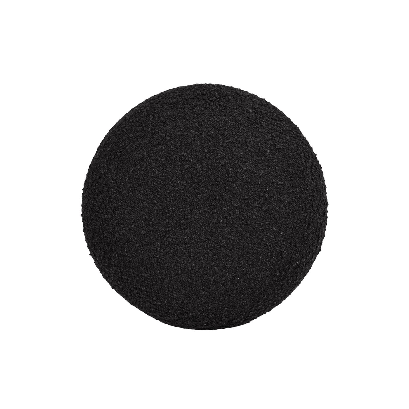 Fuji - Mushroom Footstool Ottoman - Ebony Black