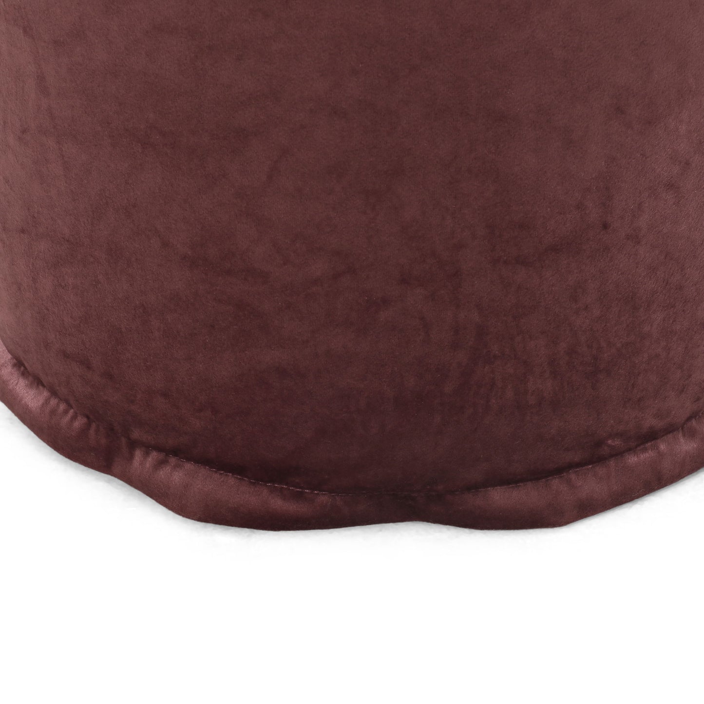 Shimon - Cylinder Pouf Ottoman Floor Cushion - Blush Pink
