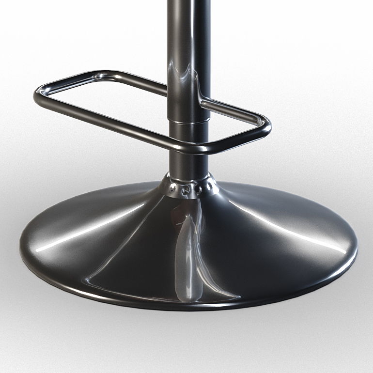 Lowell - Adjustable Swivel Bar Stool - Charcoal Gray